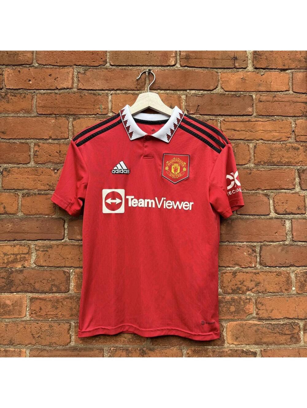 adidas Manchester United kids home soccer jersey 2022